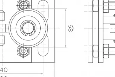 PSG 60.004 Carrello mobile 80 rotelle in acciaio