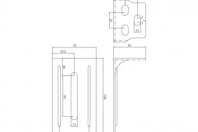 PSG 60.014 Halterung für Aufsatzgriff