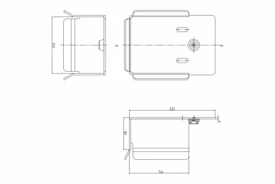 PSG 60.020.140 Uchwyt najazdu do bramy przesuwnej – do szyny 140X140 mm