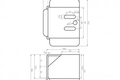 PSG 60.020 Maniglia di accesso 70/80 mm