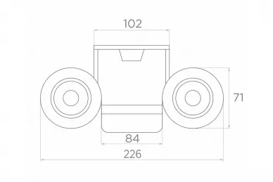 PSG 60.021 Auffahrgriff 70/80 mm