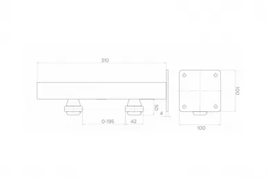 PSG 60.031 Guida superiore - regolabile