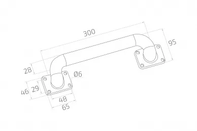 PSG 60.036 Uchwyt bramy 30 cm (8)