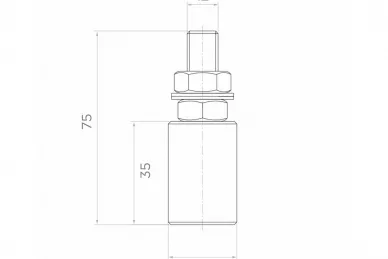 PSG 60.040 Rolka fi 25 mm (100)