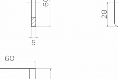 PSG 60.041 Kątownik rolki prowadzącej 100x60mm (125)