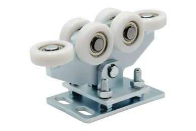 PSG 60.06P.80.01 Kit de roulettes 80 (6 roulettes, roulettes en nylon) pour portes coulissantes avec accessoires