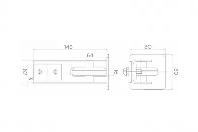 PSG 60.10P.80.01 Pacchetto carrelli 60.007.10 con rulli in plastica in dotazione con accessori
