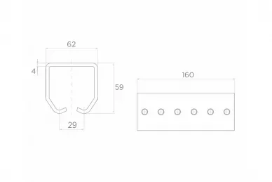 PSG 60.231.38 łącznik do szyn 50x46 (22)
