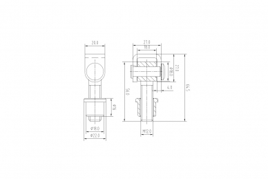 PSG 61.001.12 Zawias do wspaw. m12 (150)