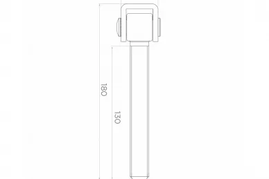 PSG 61.003 Cerniera regolabile lunga M18