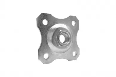 PSG 61.017.P Zierplatte 100x100x4 für verstellbares Scharnier M20, verzinkt