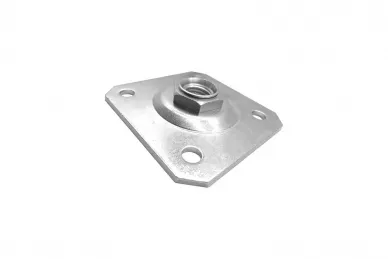 PSG 61.019.P Plater 100x100x4 pod zawias regulowany m20, ocynk (100)