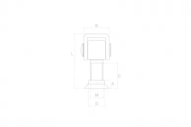 PSG 61.021.20 Zawias reg. m20 (40)