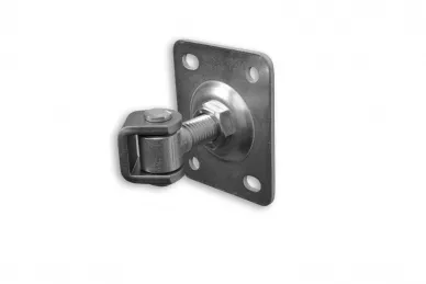 PSG 61.062.05 Verstellbares Scharnier M20, Basis 110x90x4 mm, Bohnenform