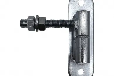 PSG 61.065 Charnière réglable tournante 27 M16 avec plaque 180x50 avec bille