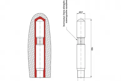 PSG 61.085 Ancoraggio M20 da 27 L-160
