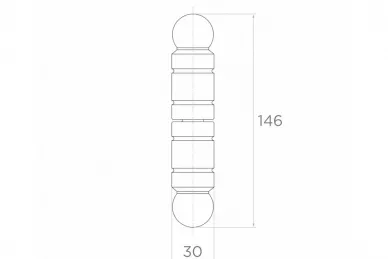 PSG 61.104 Zawias ozdob. h146xl30 (40)