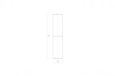 PSG 61.125 Zawias toczony fi 25x100 (50)