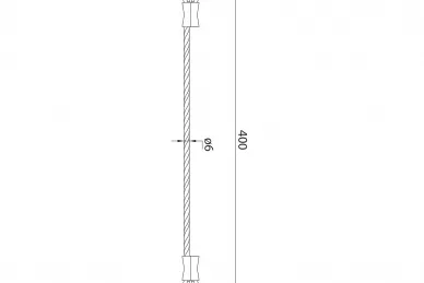 PSG 61.194.400 Câble de sécurité en acier inoxydable