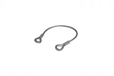 PSG 61.195.400 Protection du battant de porte en acier 400 mm