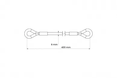 PSG 61.195.400 Protezione battente cancello in acciaio 400 mm