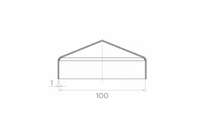 PSG 62.100 Daszek fi 100