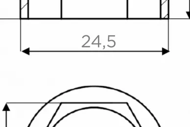 PSG 62.421 Okrągły kołpak ochronny na śrubę m12 (30)