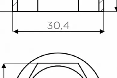 PSG 62.423 Okrągły kołpak ochronny na śrubę m16 (50)