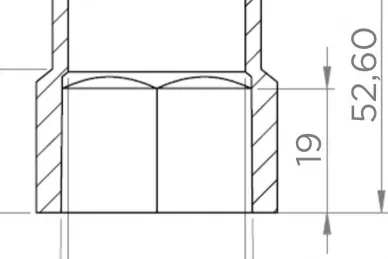 PSG 62.425 Okrągły kołpak ochronny na śrubę m20x55 (20)