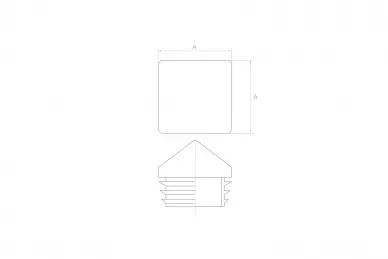 PSG 62.506 Zaślepka kopertowa do profilu kw.60x60 mm (15)