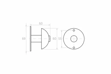 PSG 63.018 Knob H70XL60