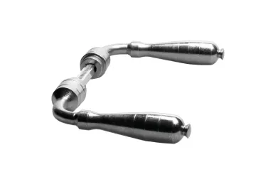 PSG 63.021 Door handle H120XL80 set, galvanized.