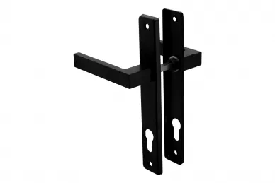 PSG 63.050.90.00 Maniglia per porta con placca 90 - 220x30 nera