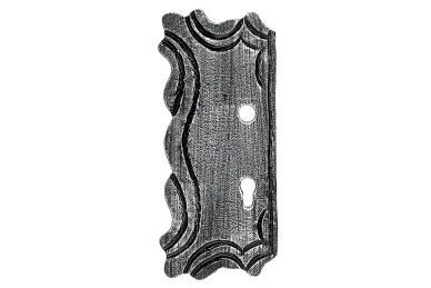 PSG 63.109.90.50 Left escutcheon 2 holes H322XL141/3