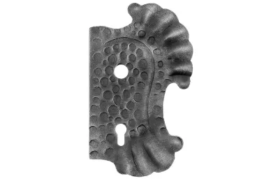 PSG 63.120.90.50 Right escutcheon 2 holes H272XL160/2.5