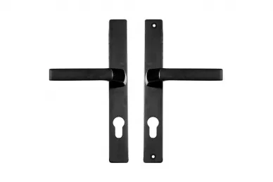 PSG 63.180.90.1 Door handle with escutcheon 90 - 239 x 31 mm, black