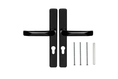 PSG 63.200.72.00 Escutcheon with handle 72 H=247 L=32, black, rectangular cover