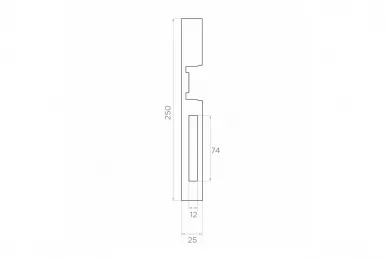 PSG 63.330.01 Frontblech für Elektro-Türöffner
