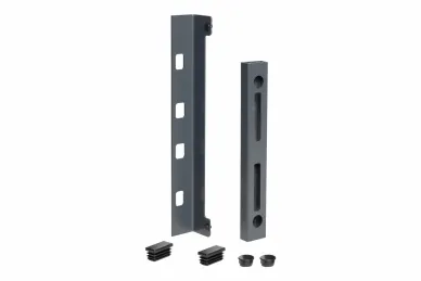 PSG 63.337.7016 Ogranicznik profilowy pod zamek – o wymiarach 40 × 20 × 350 mm, niski, antracyt