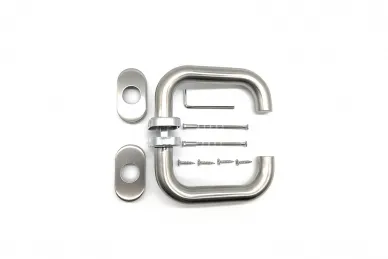 PSG 63.401 Klamka milano zaokrąglona z szyldem owalnym, nierdzewna (20)