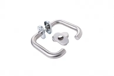 PSG 63.401 Klamka milano zaokrąglona z szyldem owalnym, nierdzewna (20)