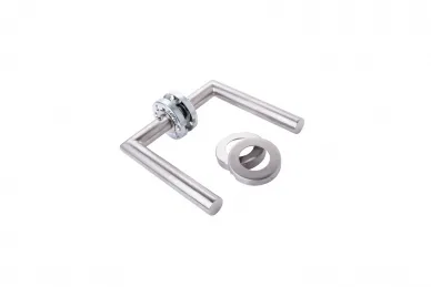 PSG 63.402 Klamka palermo prosta z szyldem okrągłym, nierdzewna (50)