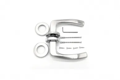 PSG 63.403 Poignée TORINO avec plaque ronde profilée en acier inoxydable