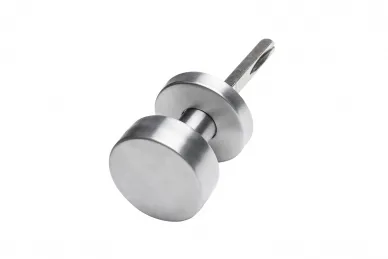 PSG 63.408 Bouton fixe plat en acier inoxydable