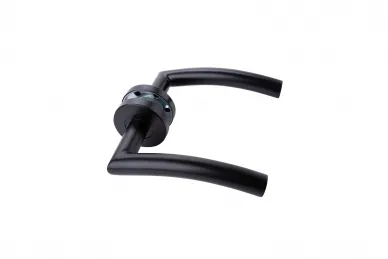 PSG 63.411 Maniglia nera con placca rotonda