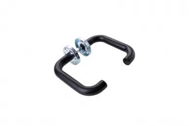 PSG 63.412 Poignée RIMINI noire arrondie avec plaque ronde