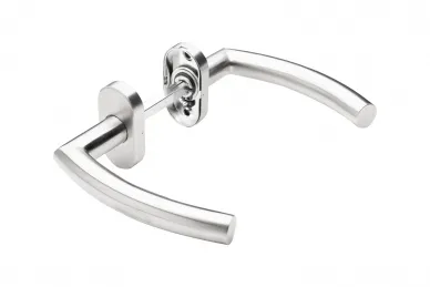PSG 63.415 Maniglia RAVENNA arrotondata con placca ovale, in acciaio inox