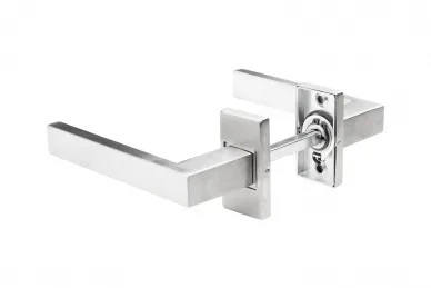 PSG 63.416 Maniglia NAPOLI rettangolare con placca rettangolare, in acciaio inox