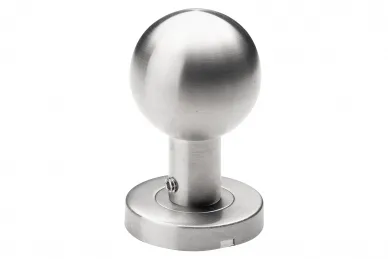 PSG 63.417 Bouton mobile rond avec plaque ronde, inoxydable