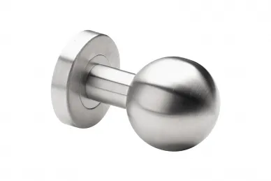 PSG 63.417 Bouton mobile rond avec plaque ronde, inoxydable